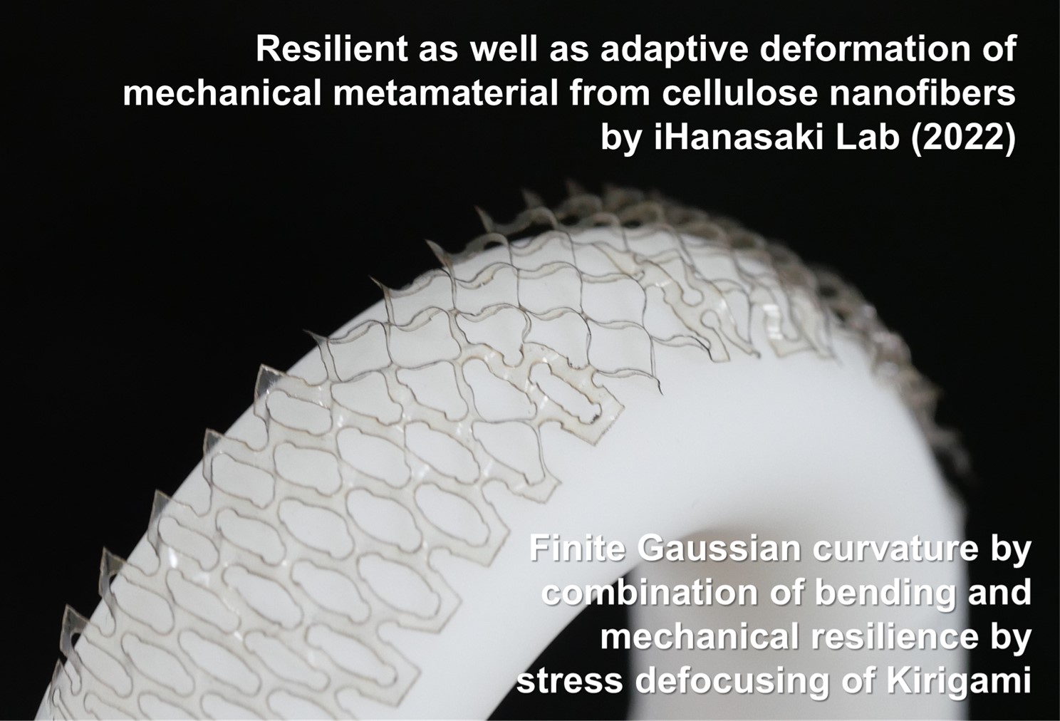 Resilient Kirigami metamaterial made of cellulose nanopaper