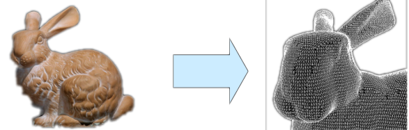 うさぎの3Dモデル