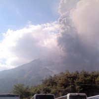 Sakurajima eruption, July 22, 2013