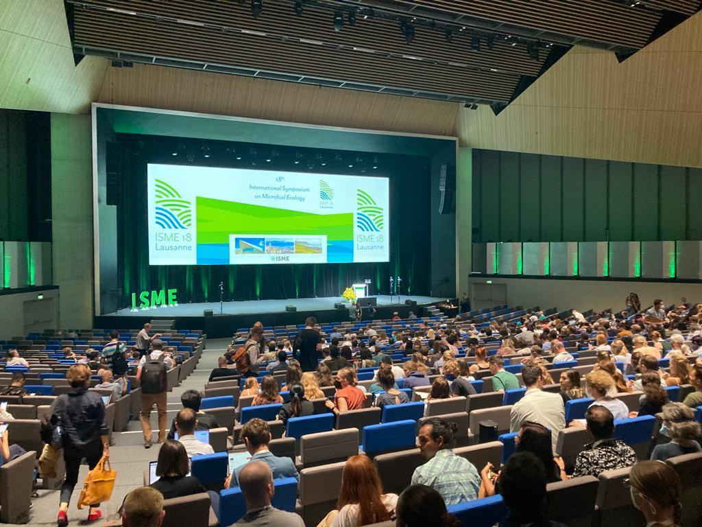 2022/08 The atmosphere at the International Symposium on Microbial Ecology (ISME) 18 at Lausanne, Switzerland