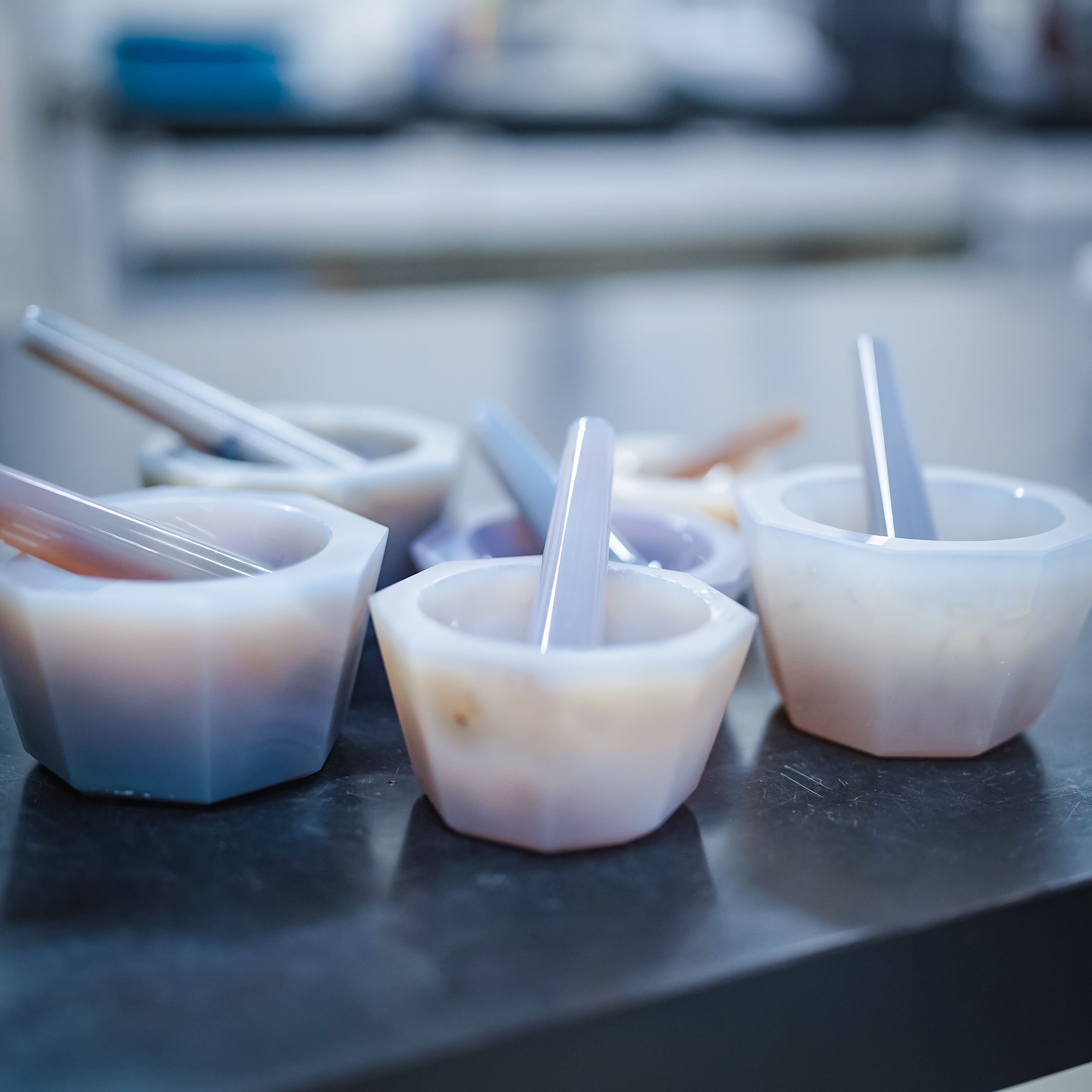 Agate mortar and pestle