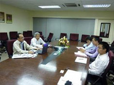 Meeting in SIRIM Berhad Company, Shah Alam, Malaysia.