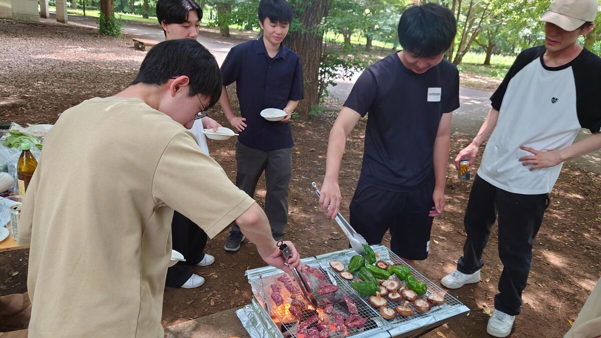 肉焼いてるなう