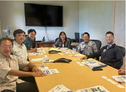 ハワイ州産業経済開発観光局と社会実装研究について協議