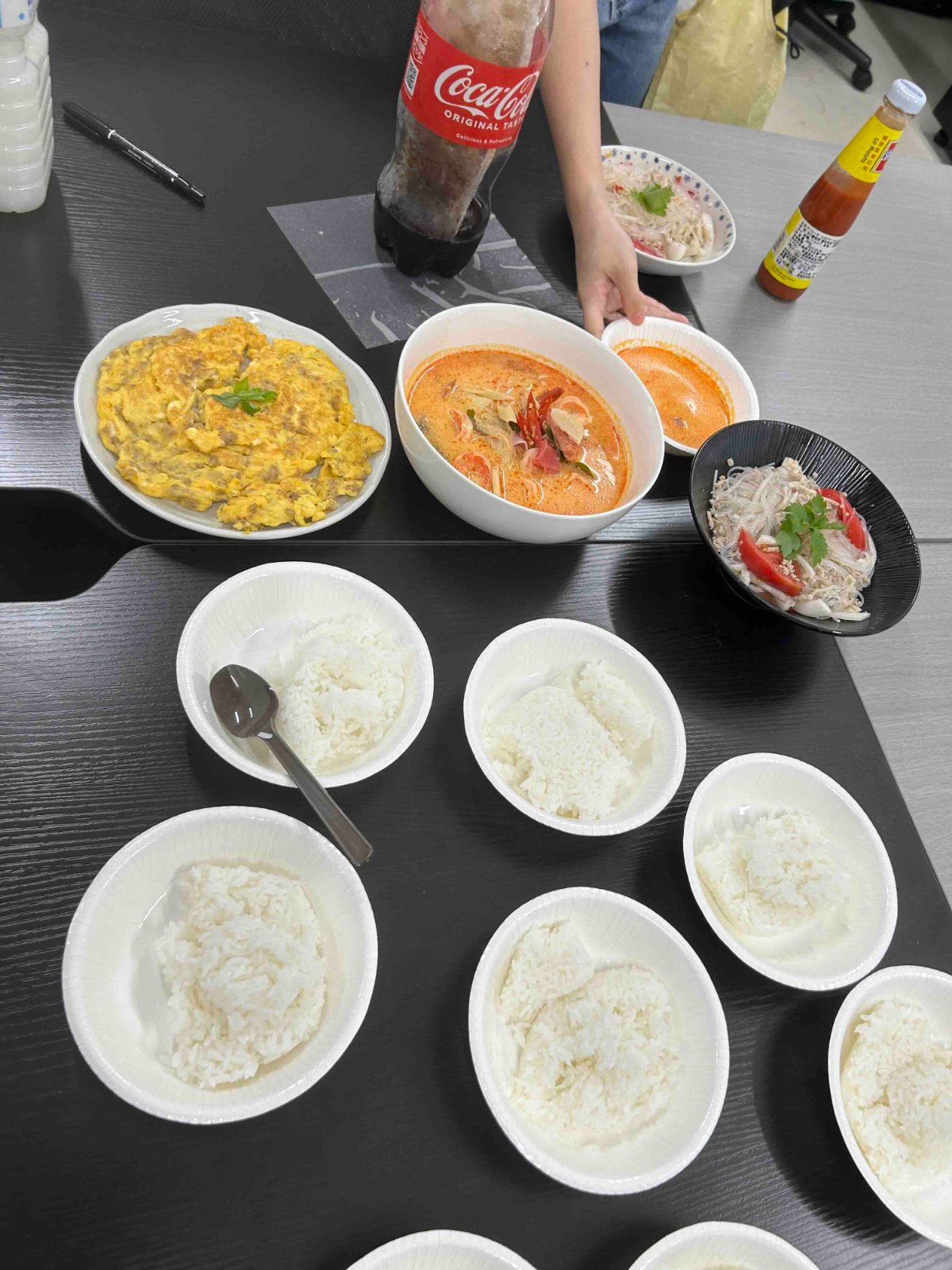 Thai dishes prepared by Punyaporn