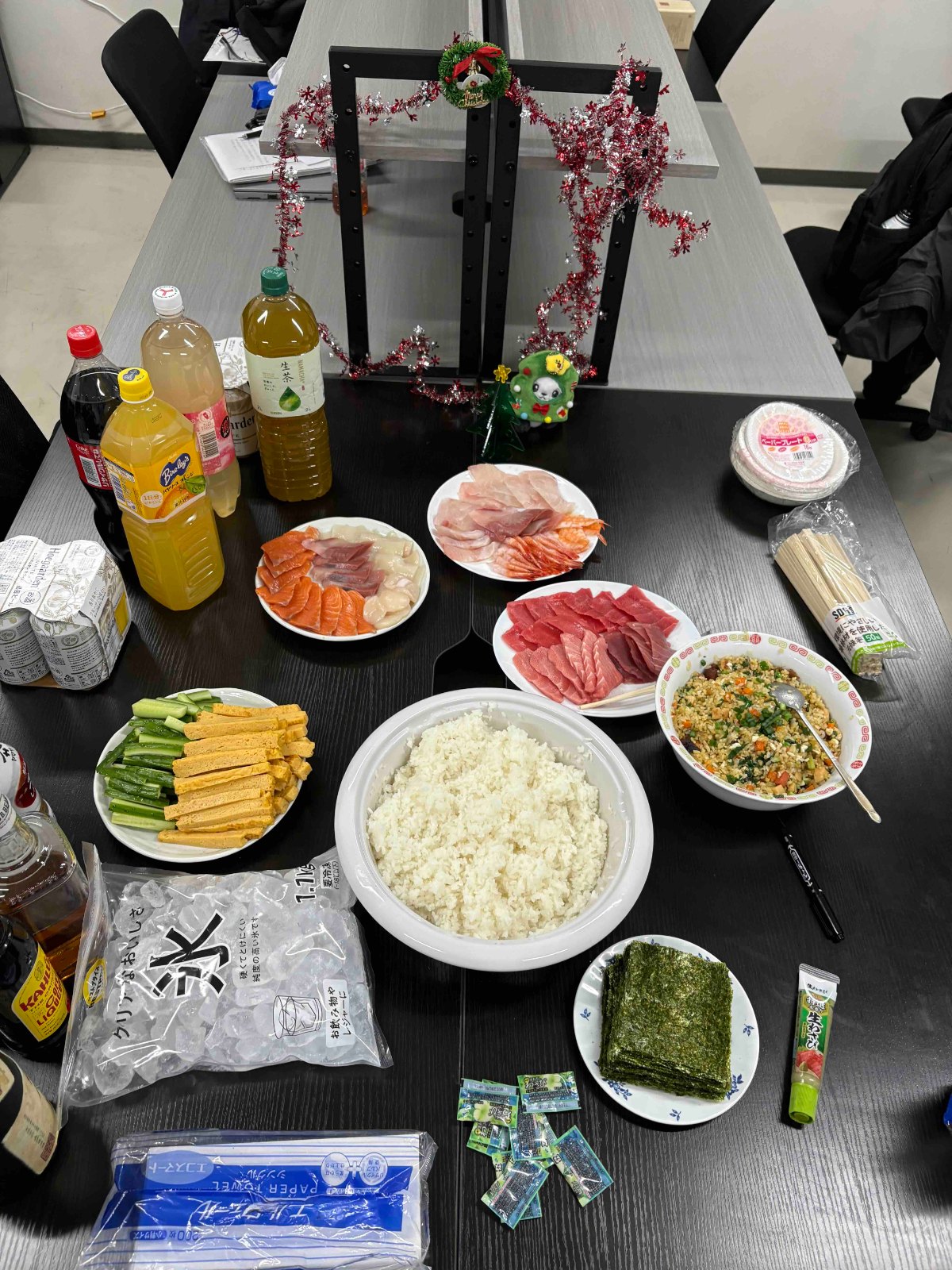 Sushi and Fried Rice