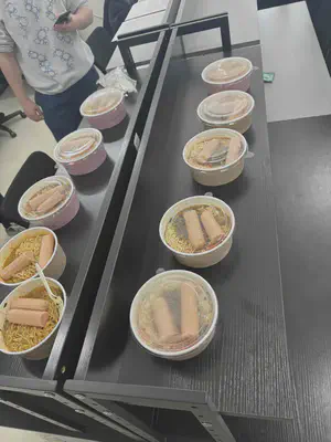 ラーメンの様子