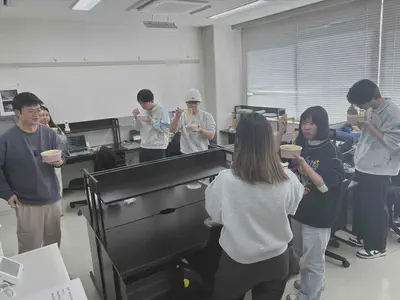 ラーメンの様子