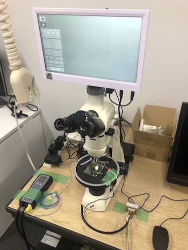 Polarized optical microscope